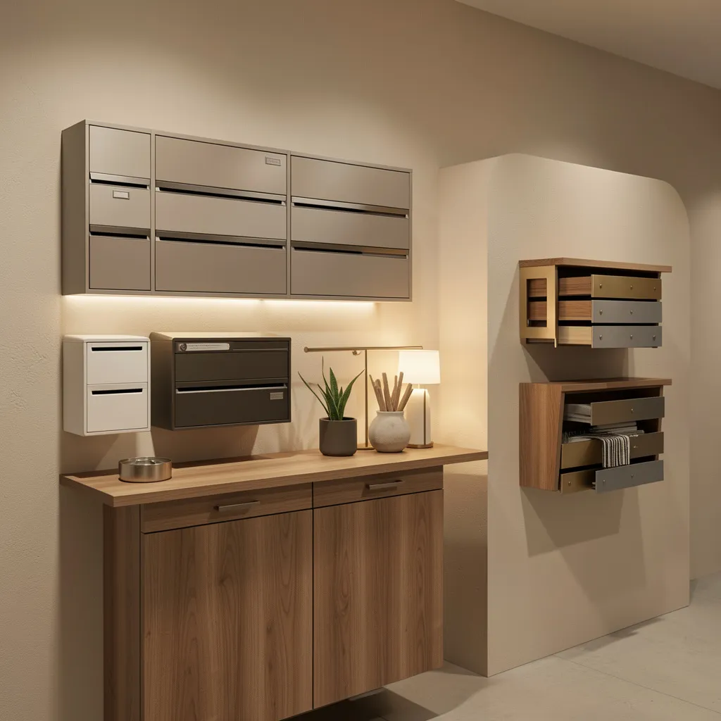 Modern decorative mail tray