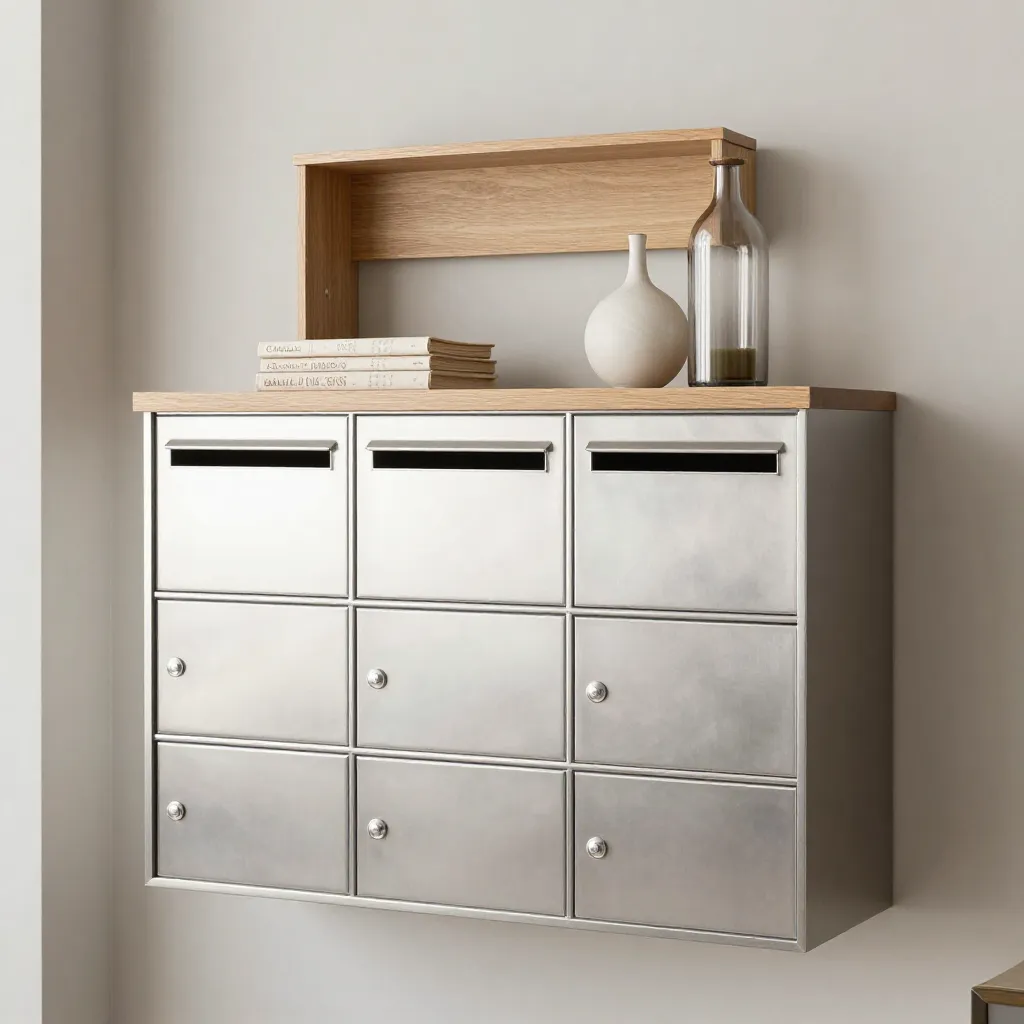 Curved top freestanding letterbox