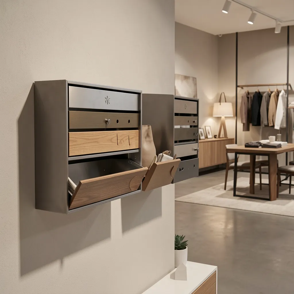 Slim decorative letter holder